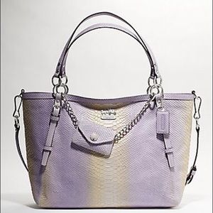 Coach Rare Embossed Exotic Ombré Purse